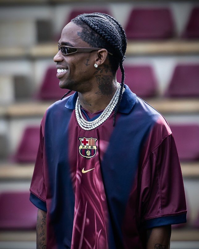 Travis Scott X Barcelona Retro Focimez