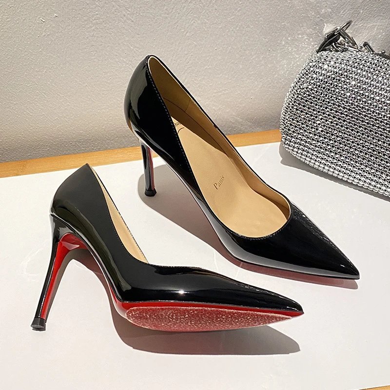 CL YSL Christian Louboutin Kate high heels and Rivet shoes Nailed sneakers